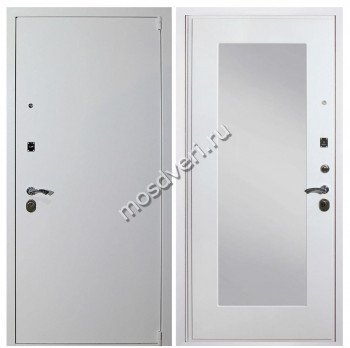Белая входная дверь в квартиру BVD-12 - купить от производителя Мосдвери Белая входная дверь в квартиру BVD-12