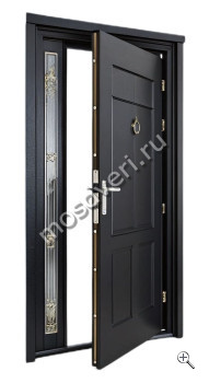 Входная дверь МДФ со стеклом VDM-05 - купить от производителя Мосдвери Входная дверь МДФ со стеклом VDM-05